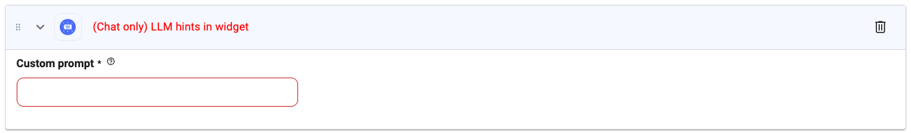 LLM Generate Hints UI